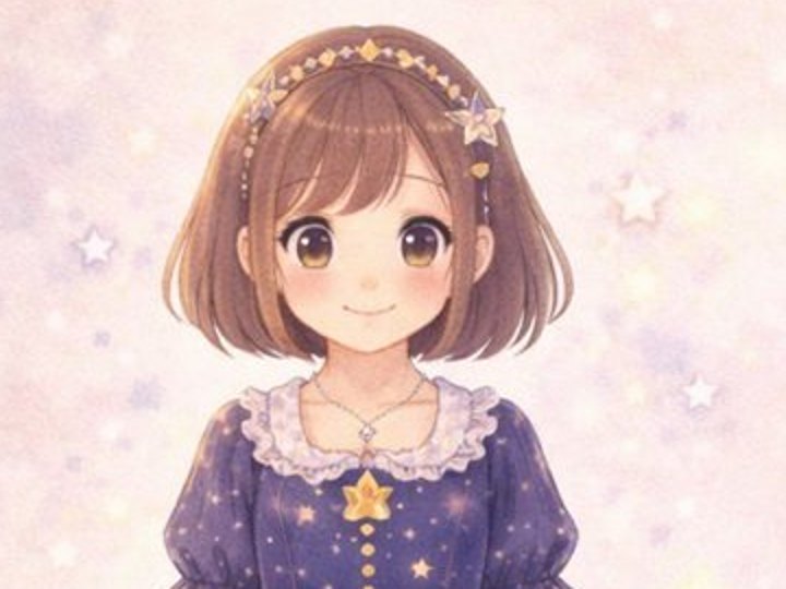 Kiki in her Starlight Lolita dress